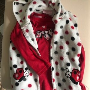 4 for $10 Long sleeve shirt and hooded vest